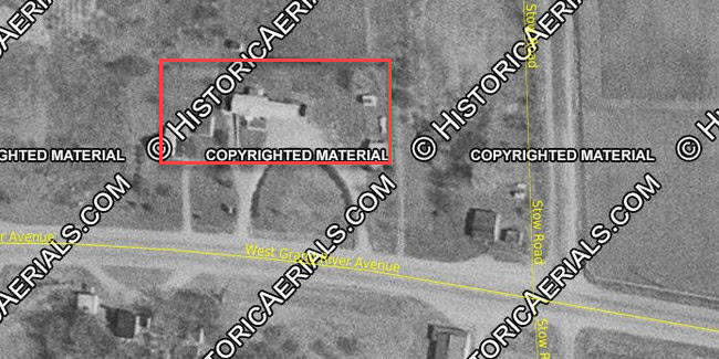 Redwood Motel - 1970 Aerial (newer photo)